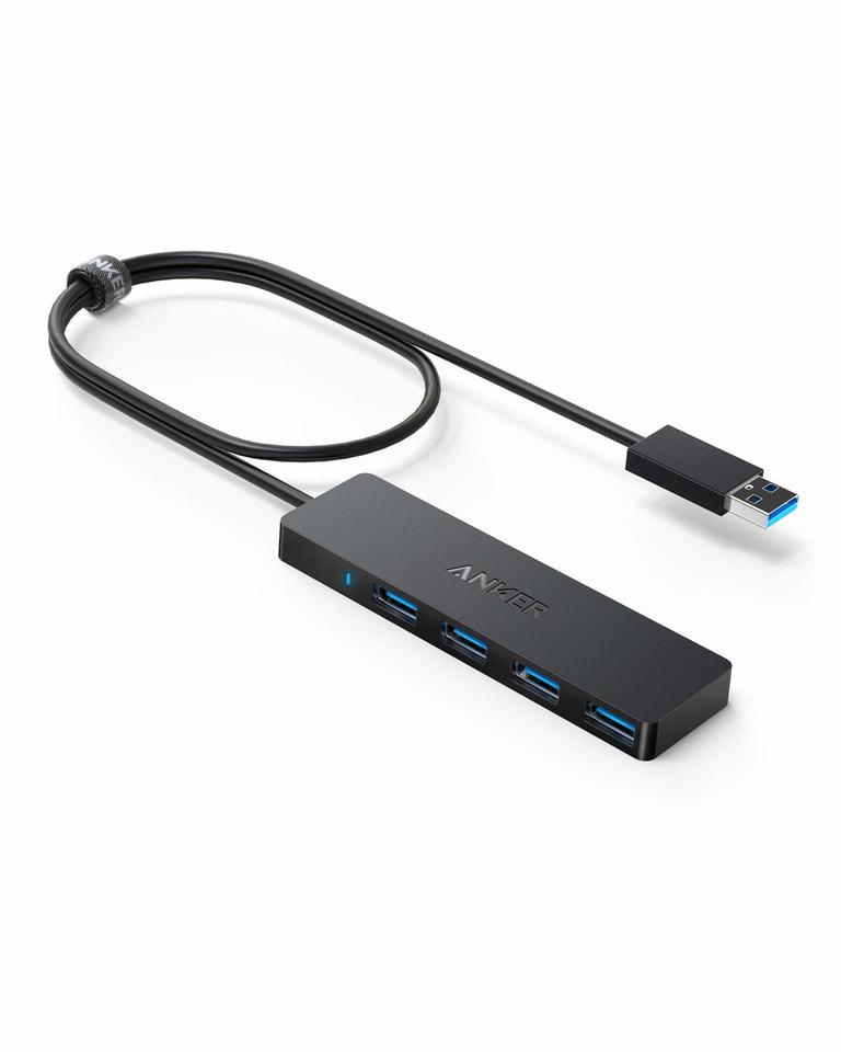 Anker A7516012 interface hub USB 3.2 Gen 1 (3.1 Gen 1) Type-A Black