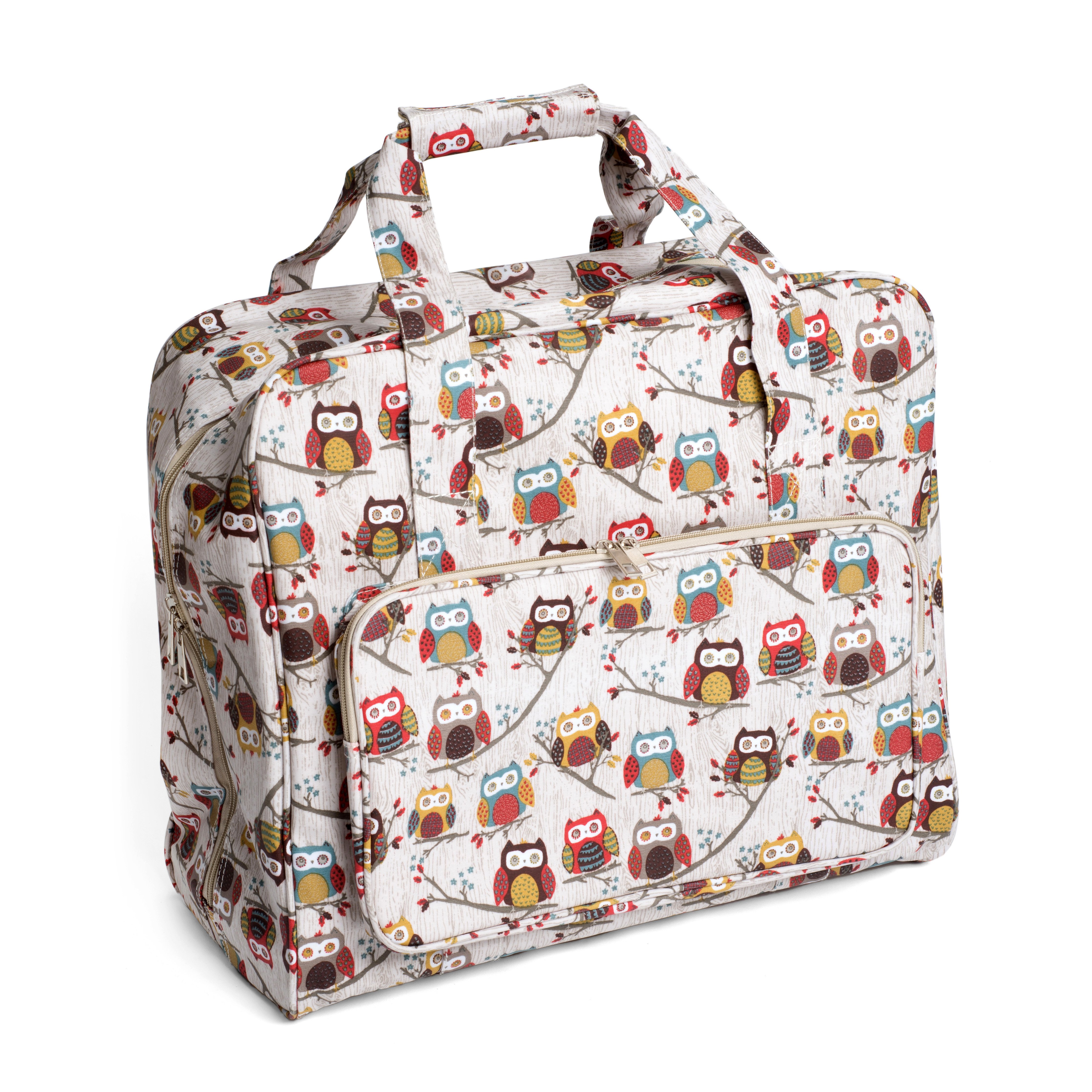 Hobby Gift Groves Exclusive Print Collection Sewing Machine Bag -  PVC Hoot by Hobby Gift