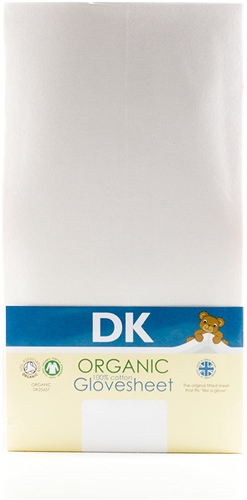 DK Organic Glovesheet for Pram/Moses Basket - 78x33cm/Sky Blue