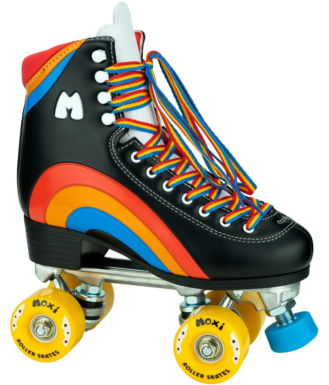 Moxi Rainbow Rider Quad Roller Skates Black