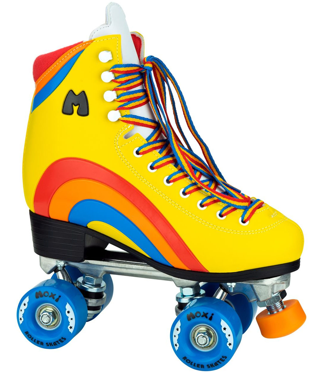 Moxi Rainbow Rider Quad Roller Skates Sunset Yellow