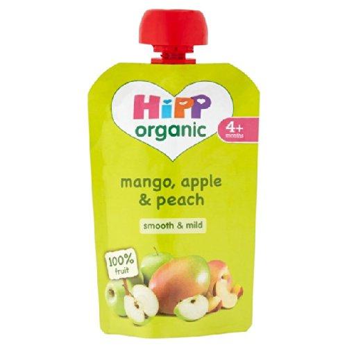 Hipp Organic Baby Food (Vegeta Organic Mango, Apple & Peach Pouch 1...