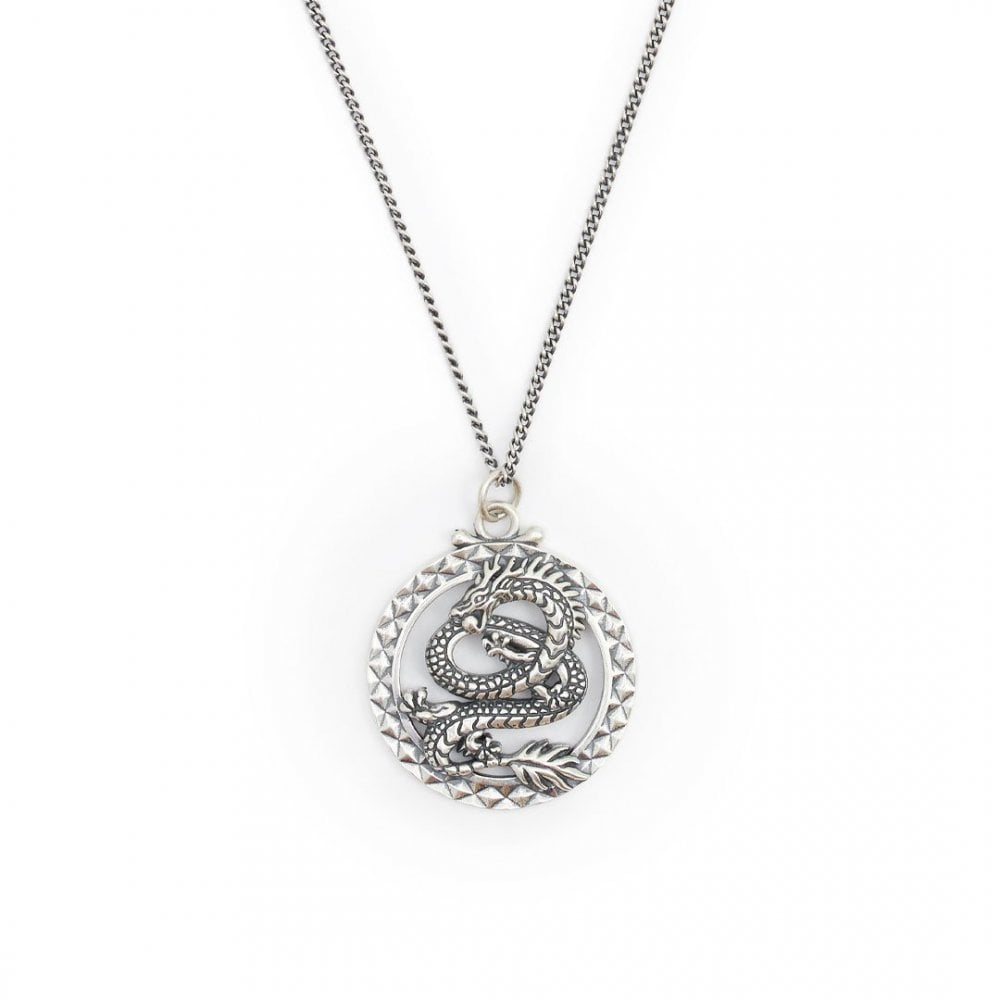 SERGE DENIMES Men's Silver Hydra Necklace | Silver | OSZ