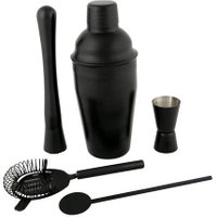 Rink Drink 5 Piece Manhattan Cocktail Shaker Set | Black