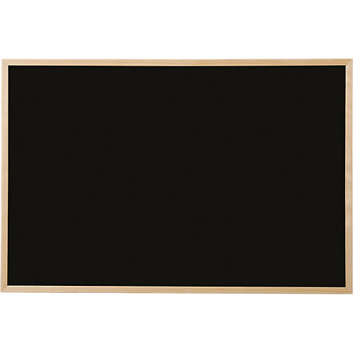 Tableau noir Bi Office Cadre en bois de pin 600 x 450 mm