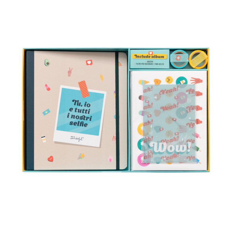Mr Wonderful Kit per realizzare un album foto di selfie - Tu, io e tutti i nostri selfie