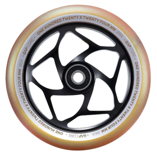 Blunt Gap Core Scooter Wheel Black/Gold 120mm