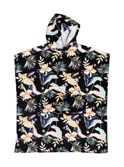 Roxy Women's Stay Magical Surf Poncho | Anthracite Praslin