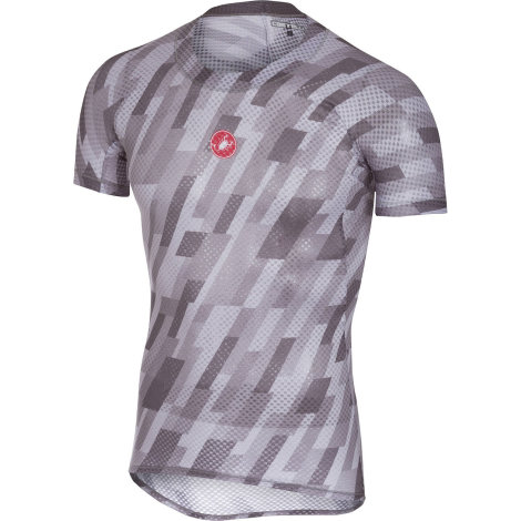 Castelli Pro Mesh Short Sleeve Baselayer - Grey / Small