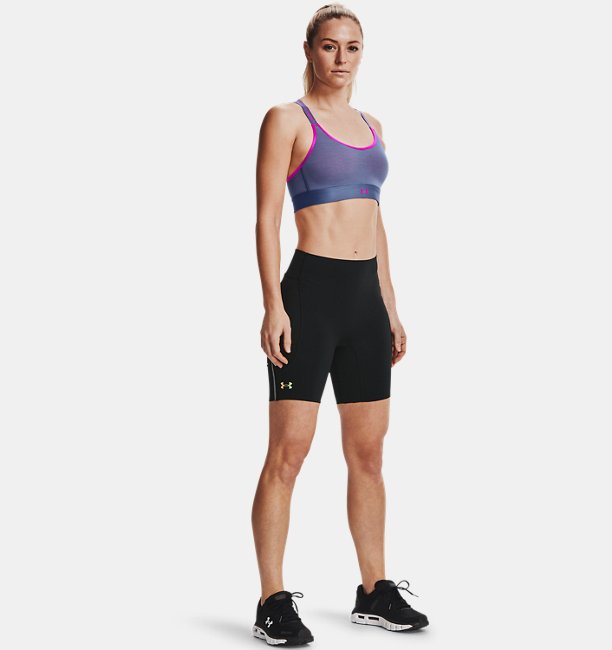  Under Armour  Women's UA RUSH Run Pocket Shorts | LG | Black