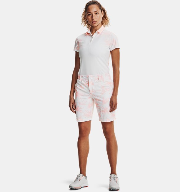  Under Armour  Women's UA Links Printed Shorts | 8 | White