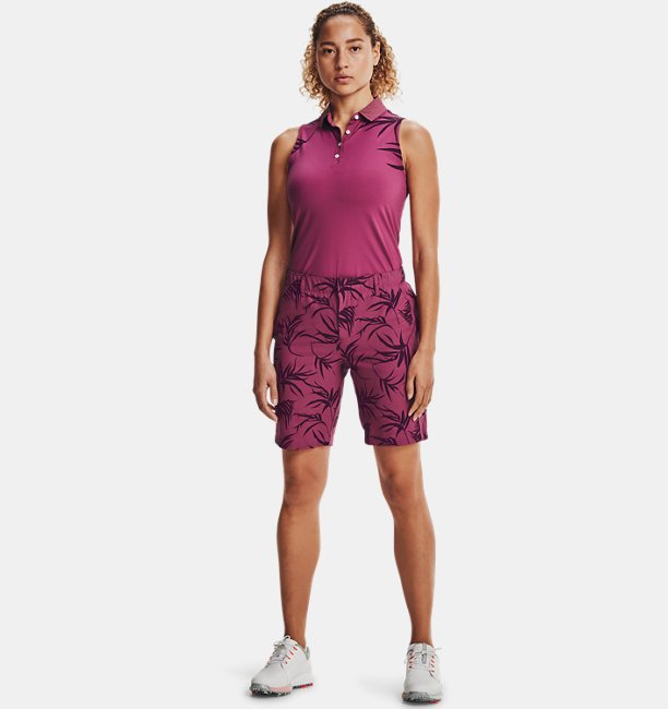 Pantalón corto UA Links Printed para mujer Under Armour | 6 | Pink