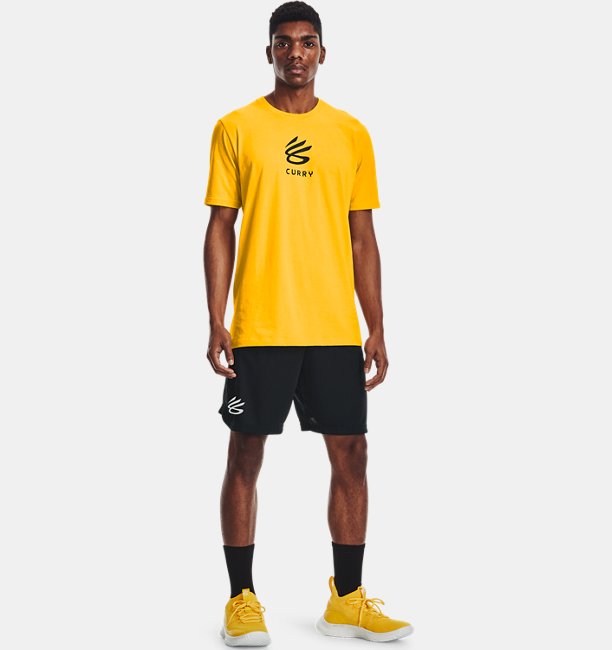  Under Armour  Men's Curry UNDRTD Splash Shorts | SM | Black