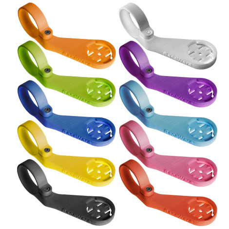 Raceware Garmin Edge Road Bar Mount 510/520/800/810/820 - 35mm / Black / Right Hand