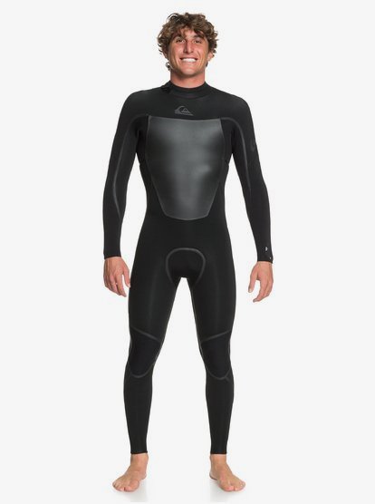Quiksilver4/3mm Syncro Plus - Wetsuit met een Achterrits voor Heren - Black