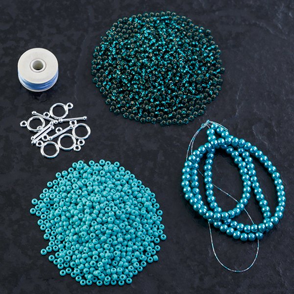 Riverside Beads Diamonds and Pearls Bracelet Kit - Makes 5 Bracelets