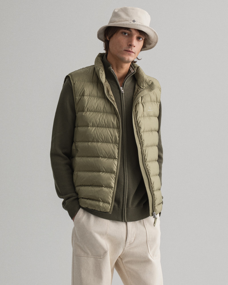 GANT Colete De Penas Leve | Homem  ALOE GREEN  S