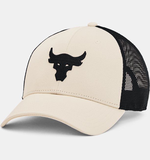  Under Armour  Men's Project Rock Trucker Hat | OSFM | White