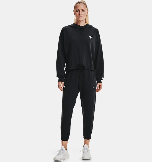  Under Armour  Women's Project Rock Terry Pants | MD | Black