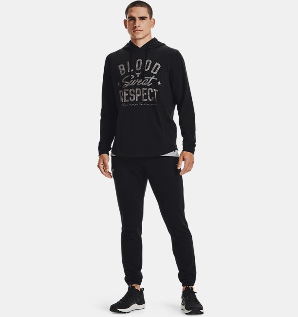  Under Armour  Men's Project Rock Terry Pants | LG | Black