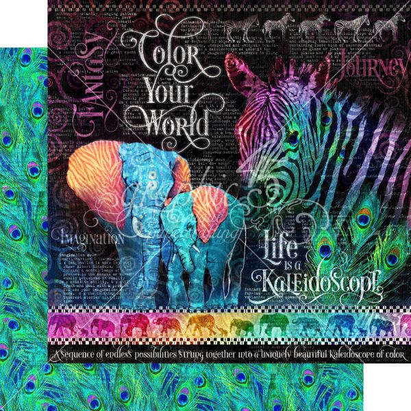 Graphic 45 Kaleidoscope 12x12 Inch Paper Pack
