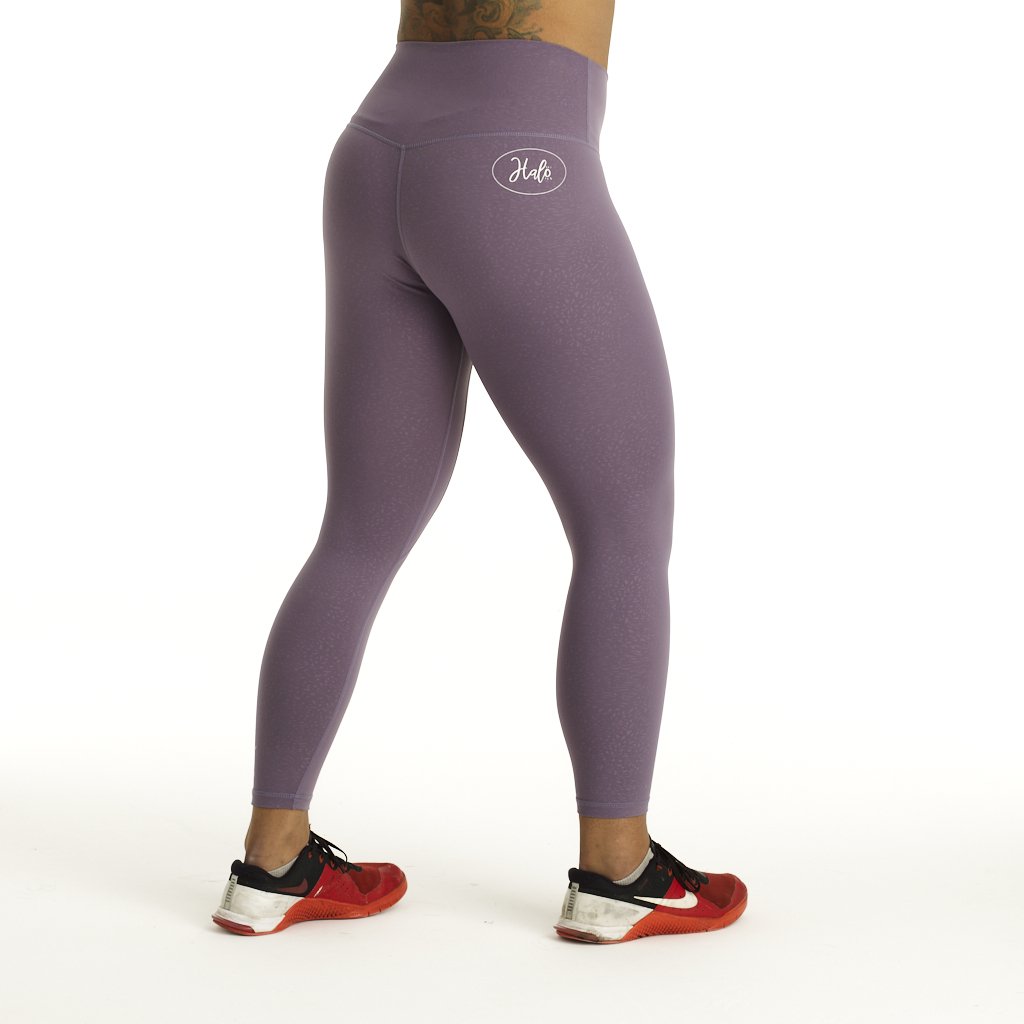 Halo 7/8 Squat Stretch Lilac Drop Leggings