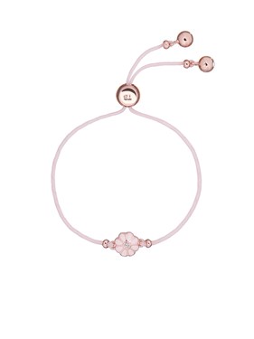 Ted Baker Women's Darsay: Daisy Friendship Bracelet - Rose Gold/Baby Pink
