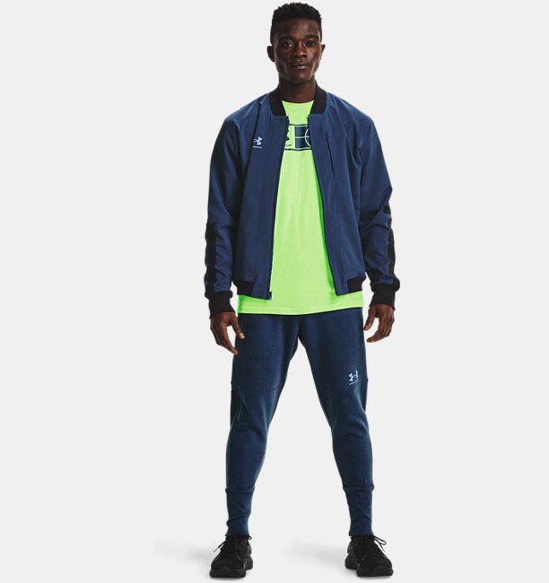 Under Armour Herren UA Accelerate Bomberjacke Blau LG