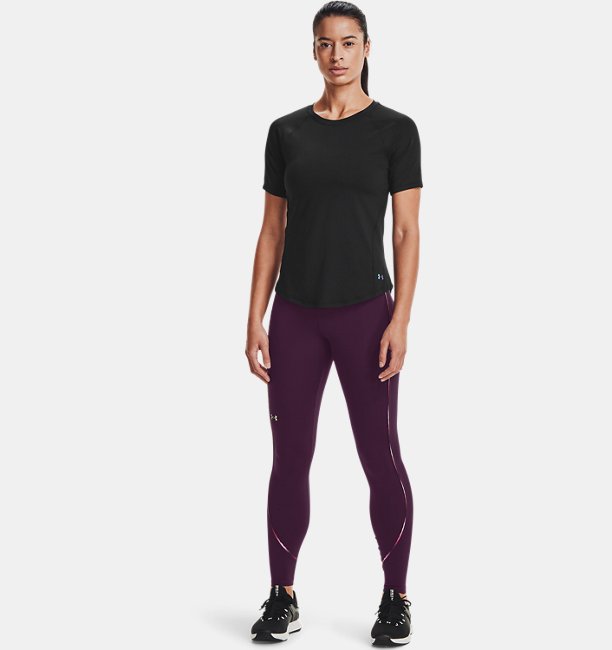 Leggings UA RUSH Scallop para mujer Under Armour | SM | Purple