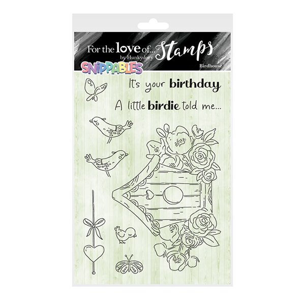 Hunkydory For the Love of Stamps - Snippables Cute & Colourful - Birdhouse