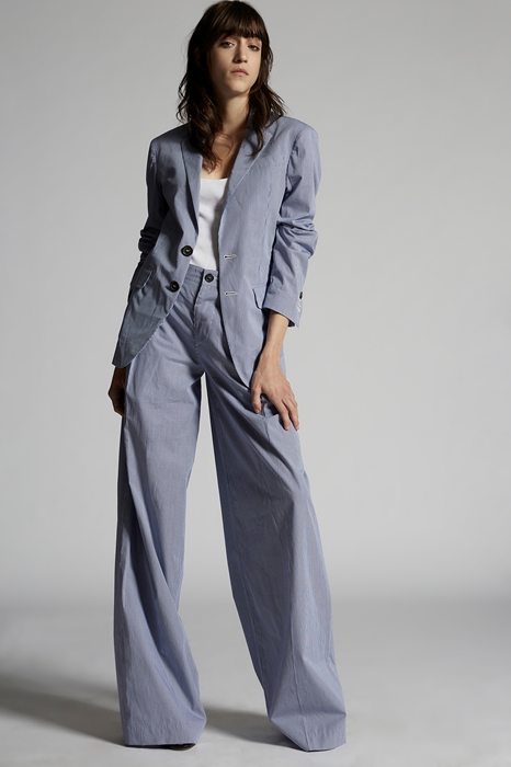 DSQUARED2 Mujer Americana Azul Tamaño 32 100% Algodón