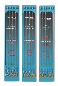 Drennan HTN Plate 6" Carp Bandit Hooks to Nylon