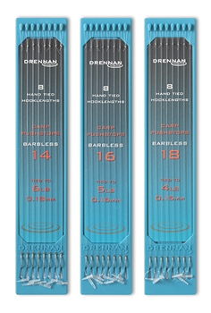 Drennan HTN Plate 6" Carp Pushstop Hooks to Nylon