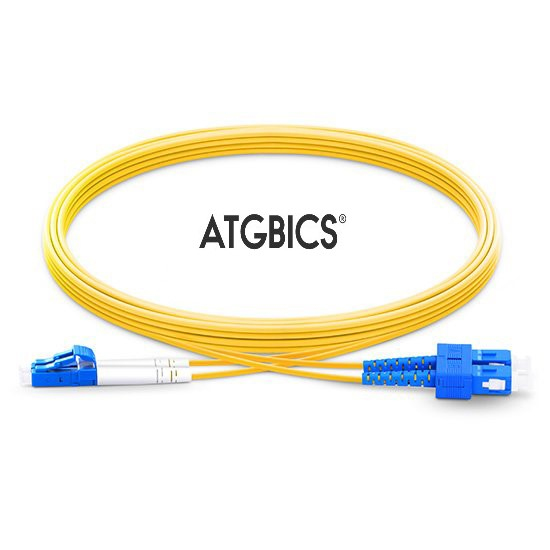 ATGBICS CAB-OS2-LC-SC-3M-D fibre optic cable LC/UPC SC/UPC OFNR Yellow