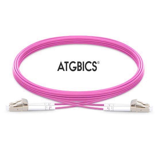 ATGBICS QK734A-C fibre optic cable 5 m LC/UPC OFNR OM4 Aqua