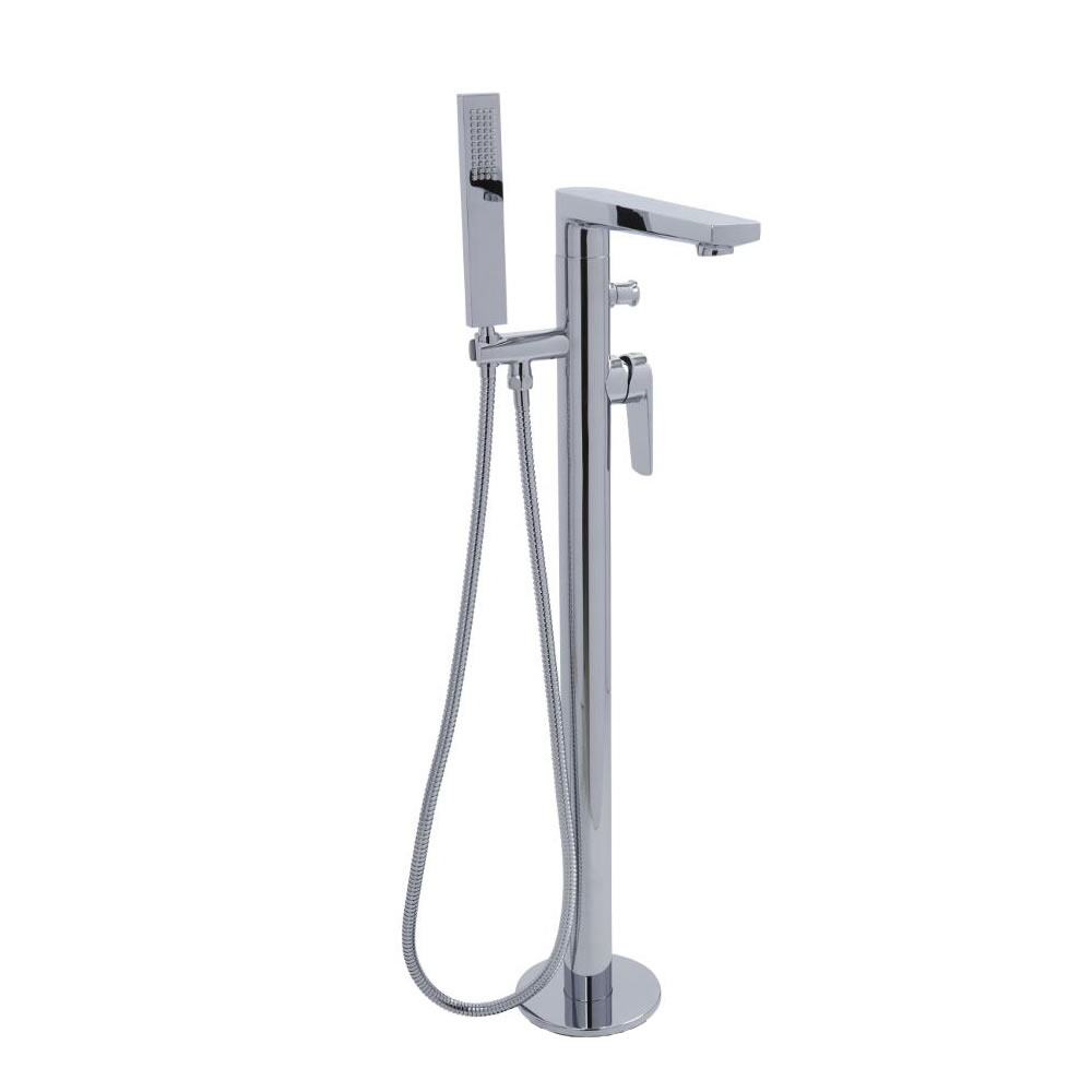 Vrijstaande Badmengkraan met Handdouche Chroom | Harting