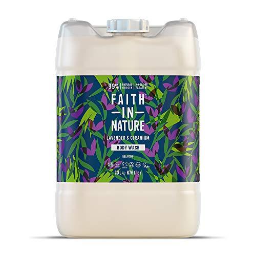 Faith in Nature Natural Lavender and Geranium Body Wash Nourishing ...