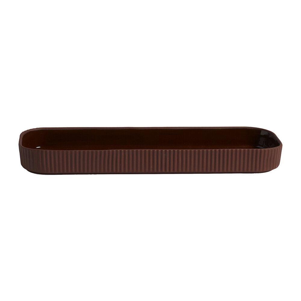 HAY - Facade Tray - Dark Terracotta