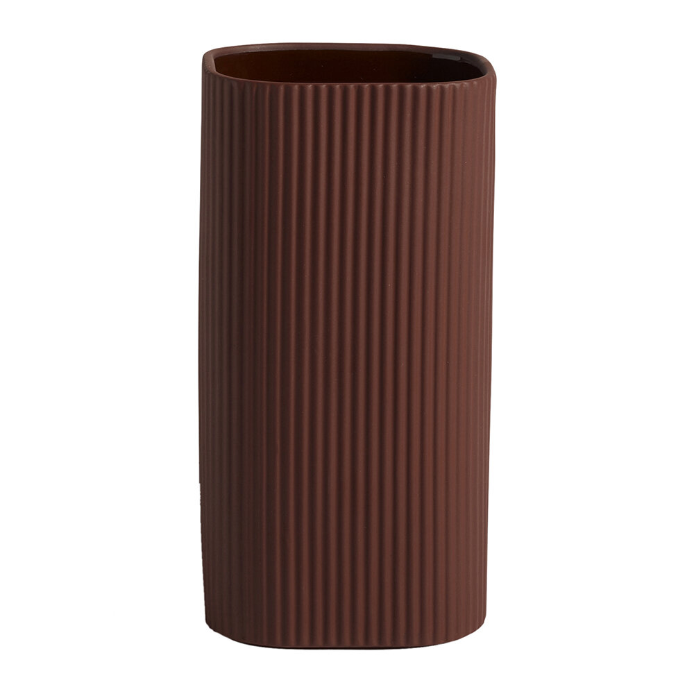 HAY - Facade Vase - Dark Terracotta