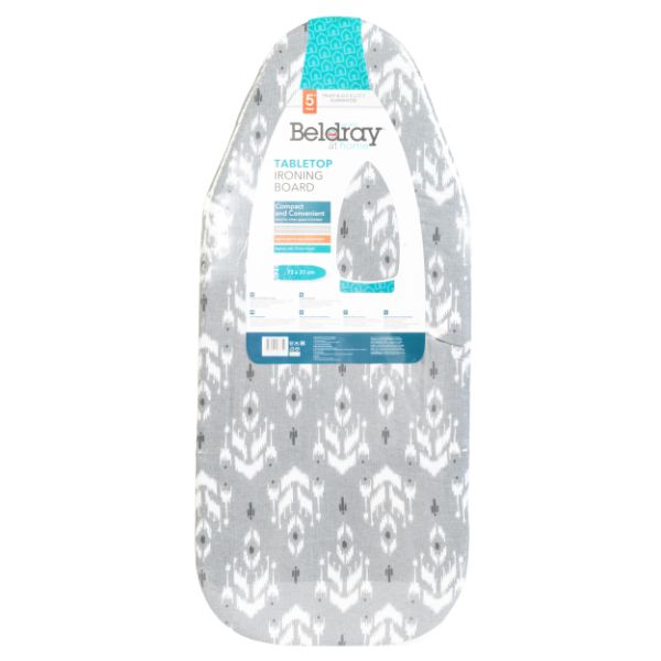 Beldray LA023735IKATEU7 Table Top Ironing Board, Inc Cotton Cover 