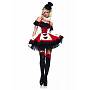 Vegaoo Sexy Spielkarten - Kostüm für Damen XL