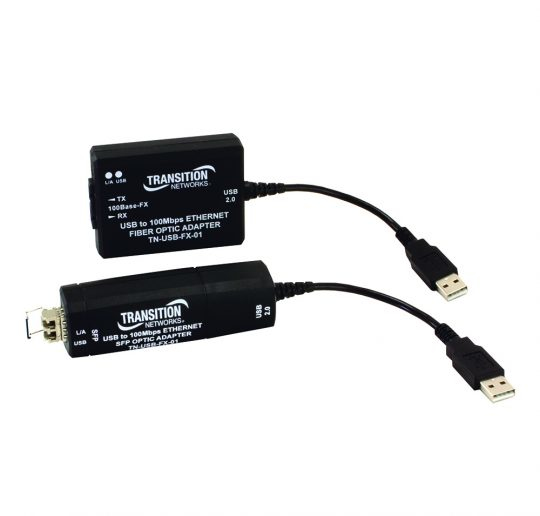 Transition Networks TN-USB-FX-01(LC) cable gender changer USB 2.0...