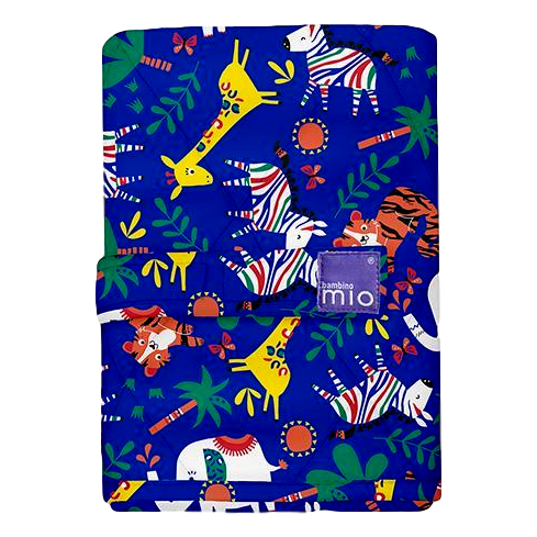 Bambino Mio verschoonmatje - Giraffe Blauw