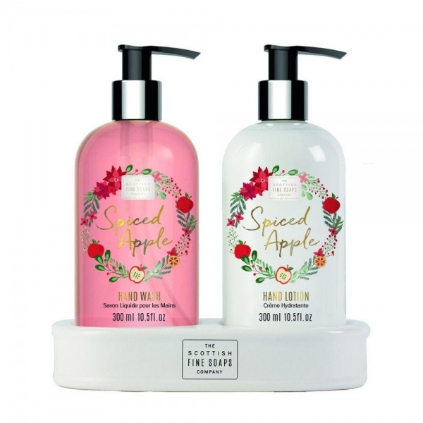 Scottish Fine Soaps 2020 Spiced Apple Hand Care Set