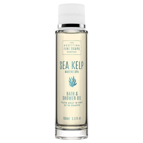 Scottish Fine Soaps Sea Kelp - Marine Spa Bath & Shower Oil 100ml Glass Bottle