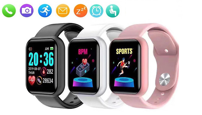 Fantasy Supply Apple & Android Compatible Smart Watch - 3 Colours