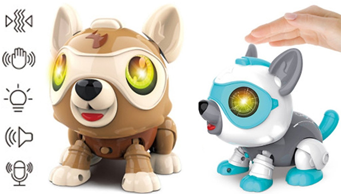 Fantasy Supply Voice Control Smart Robot Puppy - 2 Colours
