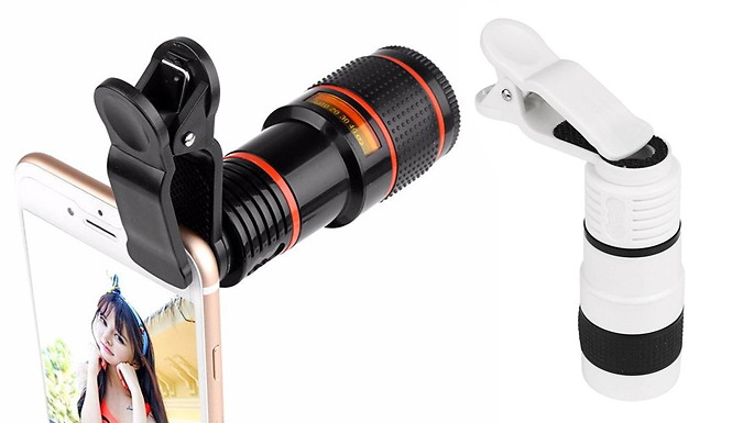 Fantasy Supply Phone Clip-On HD Telescope Lens - 2 Colours