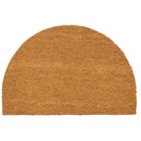 Nicola Spring Coir Half Moon Door Mat | 60 x 40cm | Plain