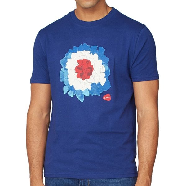 Ben Sherman Kingsize 61646 Plectrum Target T-Shirt Ink Size: 2XL, Colo